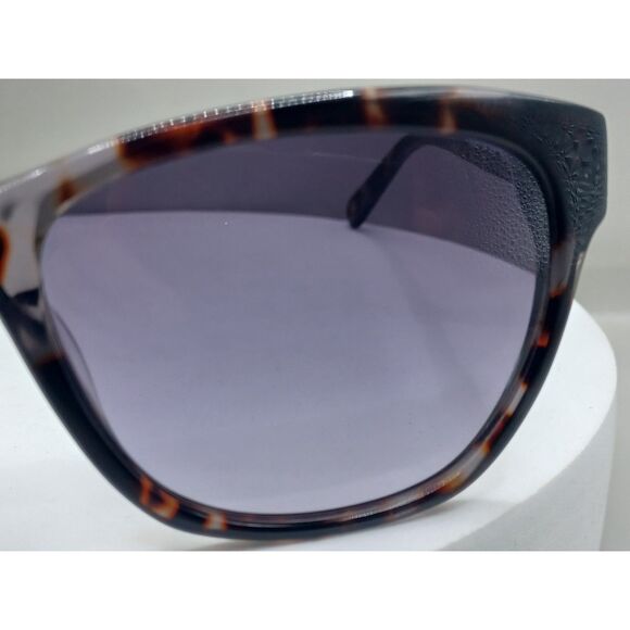 Nine West NW557S Womens Full Rim Square Tortoise Shell Smoke Lens Sunglasses main image 12